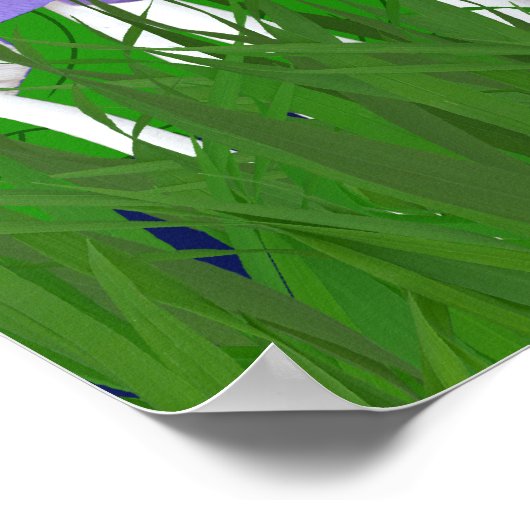 Poster Kimaria Faery sur les champignons avec Papillon (Coin)