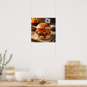 Poster Kimchi Kick Burger (Cuisine)