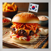Poster Kimchi Kick Burger (Devant)