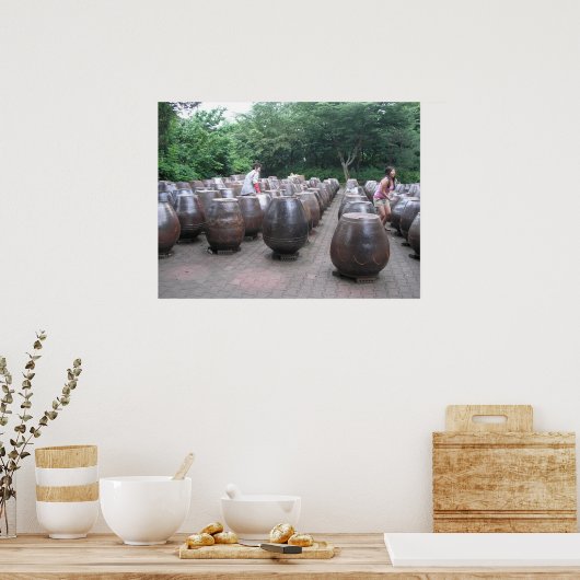 Poster Kimchi Pots (Cuisine)