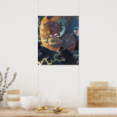 Poster Kimetsu no Yaiba Cool Zenitsu (Cuisine)