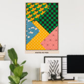 Poster Kimetsu no Yaiba Demon Slayer (Bureau à domicile)