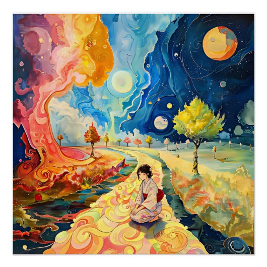 Poster kimon girl (Devant)