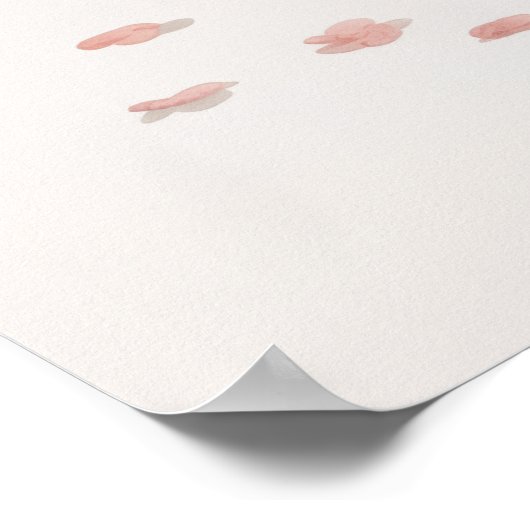 Poster Kimono et fleurs de cerisiers (Coin)