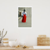 Poster kimono japon (Cuisine)