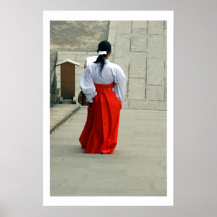 Poster kimono japon
