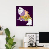 Poster Kimono Kitty et l'empereur Chu-ii (Bureau à domicile)