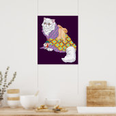 Poster Kimono Kitty et l'empereur Chu-ii (Cuisine)