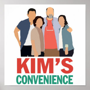 Poster Kims Commodité Art Simpliste