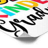 Poster Kinder Graduate Kindergarten 2024 Cadeaux d'études (Coin)