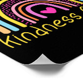 Poster Kindness Crew Kindergarten Enseignant Garderie (Coin)