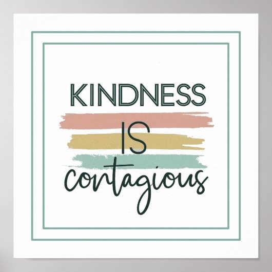 Poster Kindness Is Contagious Ephesians 4 32 (Devant)