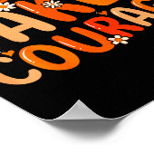 Poster Kindness Takes Courage Orange Unity Day Anti Bully (Coin)