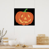 Poster Kine de pompage d'Halloween 1 (Cuisine)