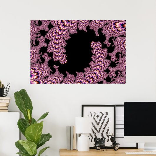 Poster Kinétique - Mandelbrot Art (Bureau à domicile)