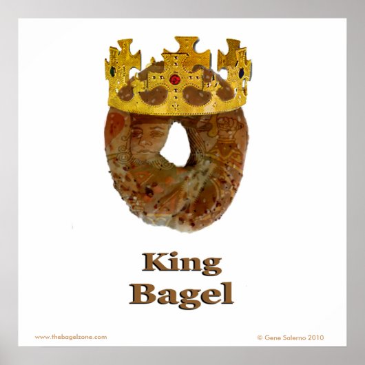 Poster King Bagel (Devant)