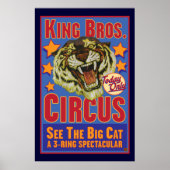 Poster King Bros. Circus (Devant)