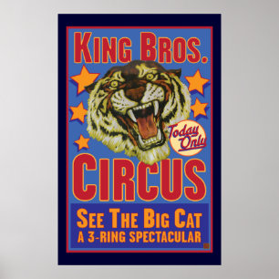 Poster King Bros. Circus