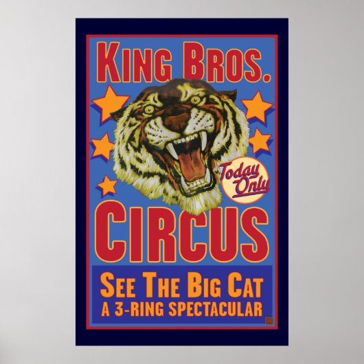 Poster King Bros. Circus (Devant)