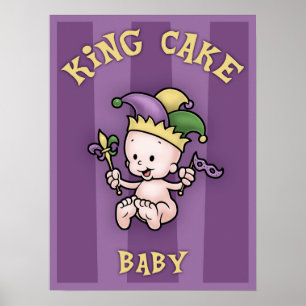 Poster King Cake Baby