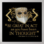 Poster King John Quote (Gold Edition) (Devant)
