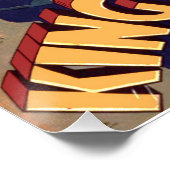 Poster King Kong Monster Retro Vintage Movie  (Coin)