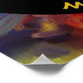 Poster King of the jungle watercolor name monogram (Coin)