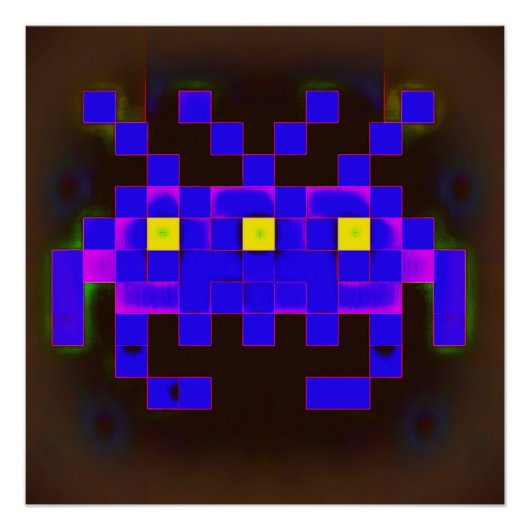 Poster King of the Space Invasion (Version B) (Devant)