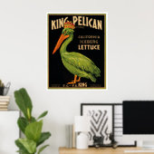 Poster King Pelican Lettuce (Bureau à domicile)