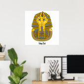 Poster King Tut, illustration du tombeau égyptien (Bureau à domicile)