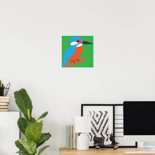 Poster Kingfisher (Bureau à domicile)