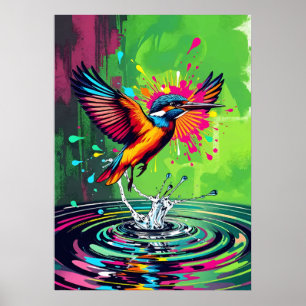 Poster Kingfisher Art
