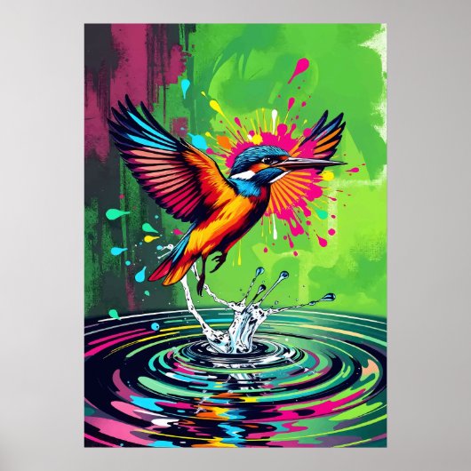 Poster Kingfisher Art (Devant)