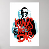 Poster Kings Never die, hommage à Kevin Samuels (Devant)