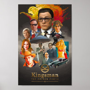 Poster Kingsman : Le cercle d'or