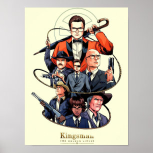 Poster Kingsman Le film Golden Circle