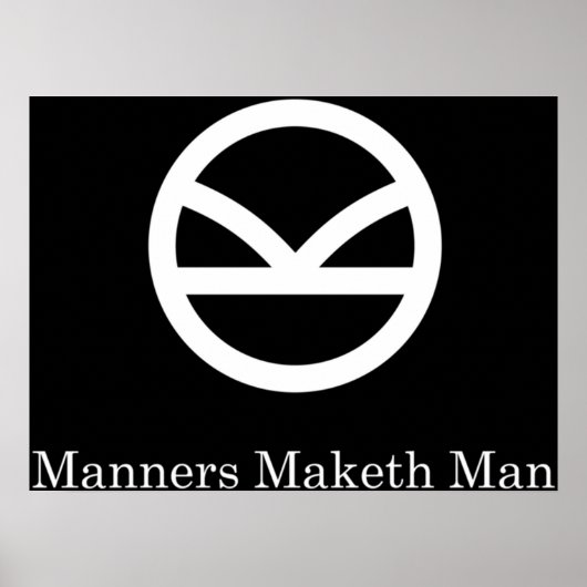 Poster Kingsman Secret Service - Manners Maketh Man (Devant)