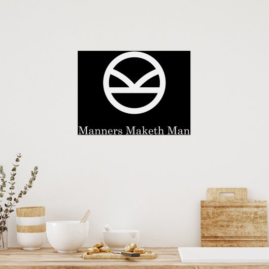 Poster Kingsman Secret Service - Manners Maketh Man (Cuisine)
