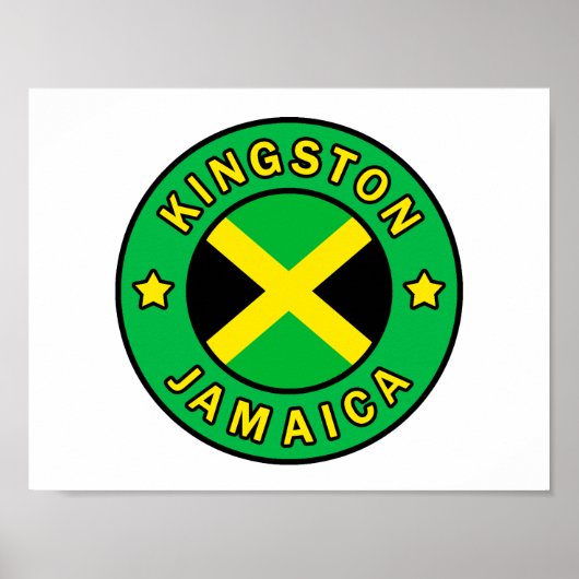 Poster Kingston Jamaïque (Devant)