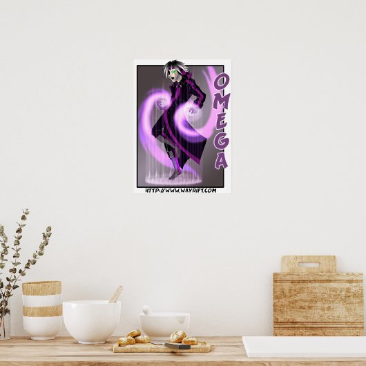 Poster Kip OMEGA (Cuisine)