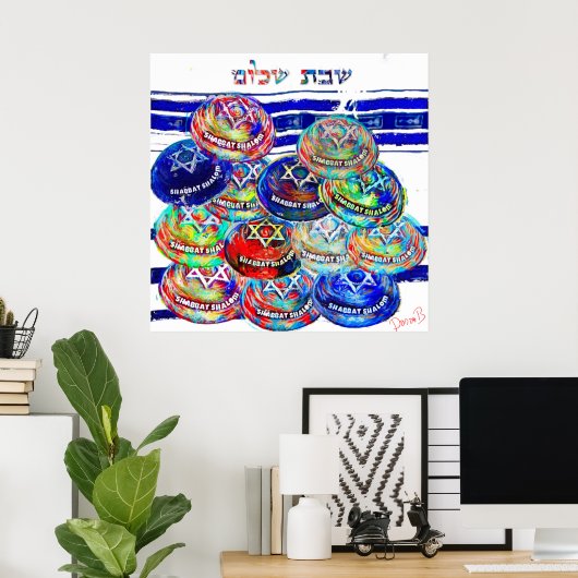 Poster Kippot (Bureau à domicile)