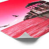 Poster kiptopeke parc national bateaux en béton dreamdaze (Coin)