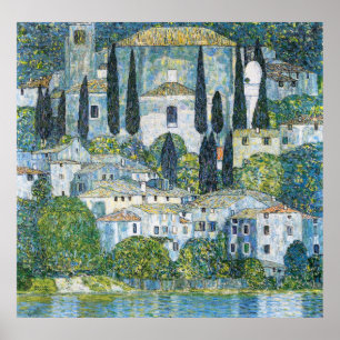 Poster Kirche de Klimt à Cassone