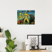 Poster Kirchner - Baignade 1912 (Bureau à domicile)
