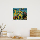 Poster Kirchner - Baignade 1912 (Cuisine)
