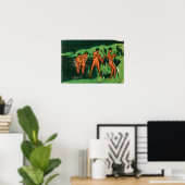 Poster Kirchner - Baigneurs (Bureau à domicile)