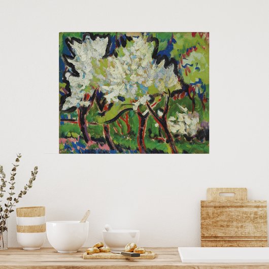 Poster Kirchner - Blue Baume 1909 (Cuisine)