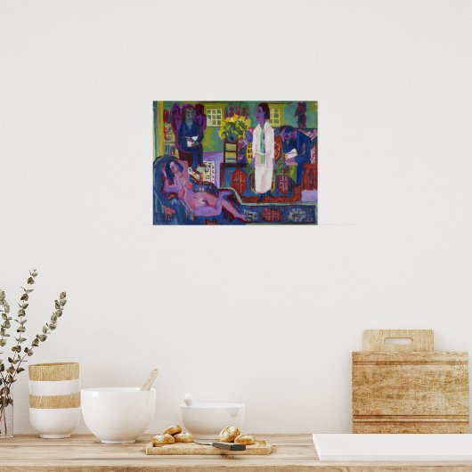 Poster Kirchner - Bohême moderne (Cuisine)