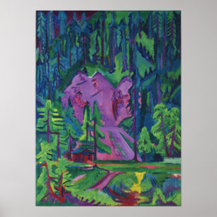 Poster Kirchner - Carrière Près Du Boden Sauvage 1923