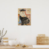 Poster Kirchner - Femme Assis Dans Le Studio (Cuisine)